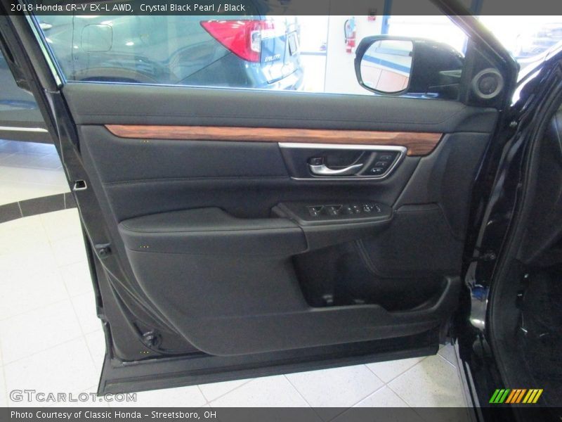 Crystal Black Pearl / Black 2018 Honda CR-V EX-L AWD