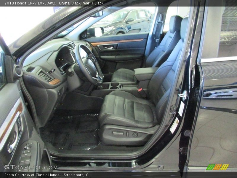 Crystal Black Pearl / Black 2018 Honda CR-V EX-L AWD