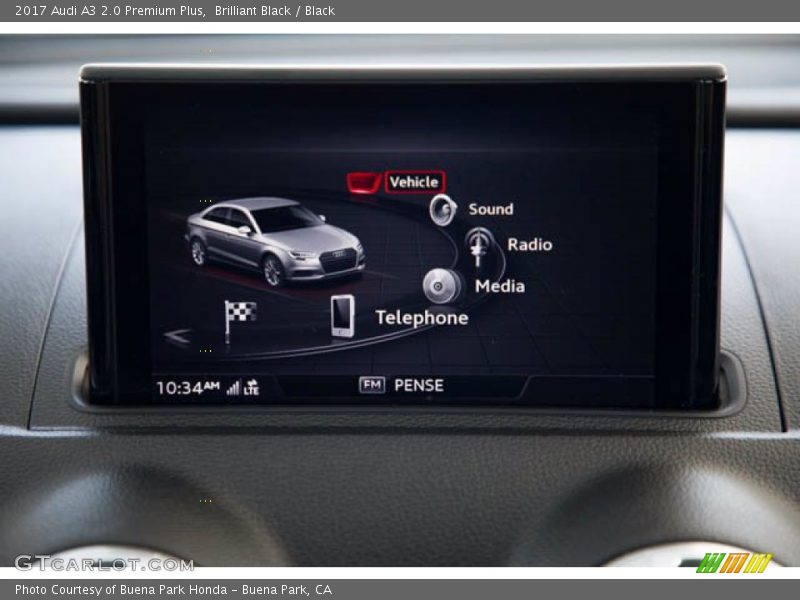 Brilliant Black / Black 2017 Audi A3 2.0 Premium Plus