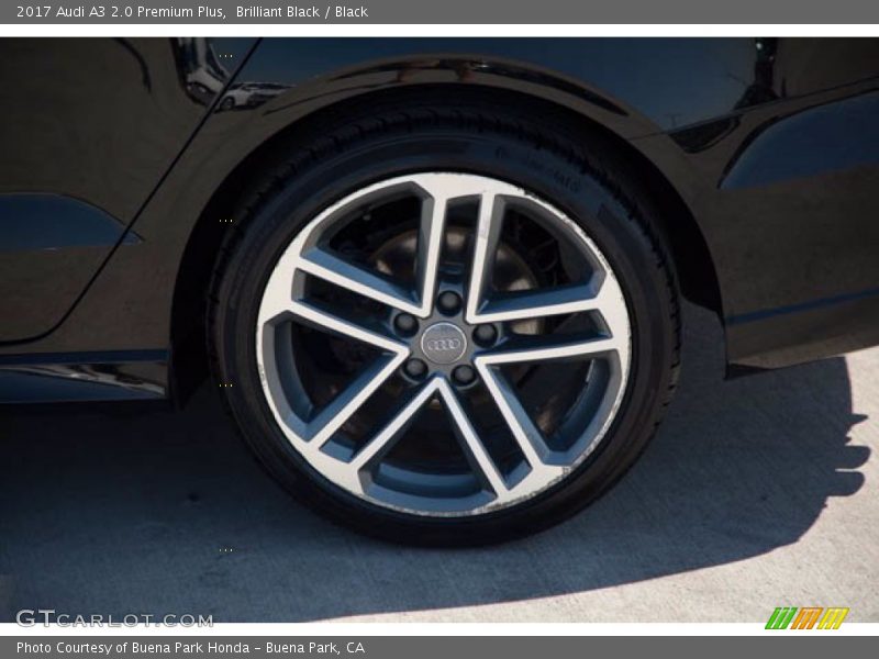 Brilliant Black / Black 2017 Audi A3 2.0 Premium Plus
