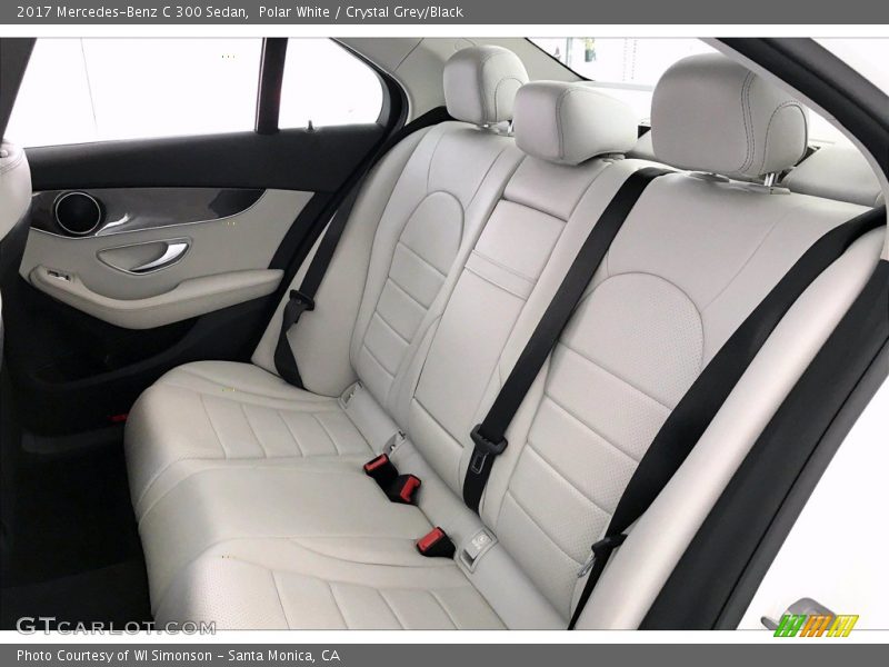 Polar White / Crystal Grey/Black 2017 Mercedes-Benz C 300 Sedan