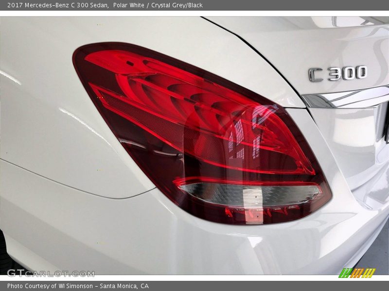 Polar White / Crystal Grey/Black 2017 Mercedes-Benz C 300 Sedan