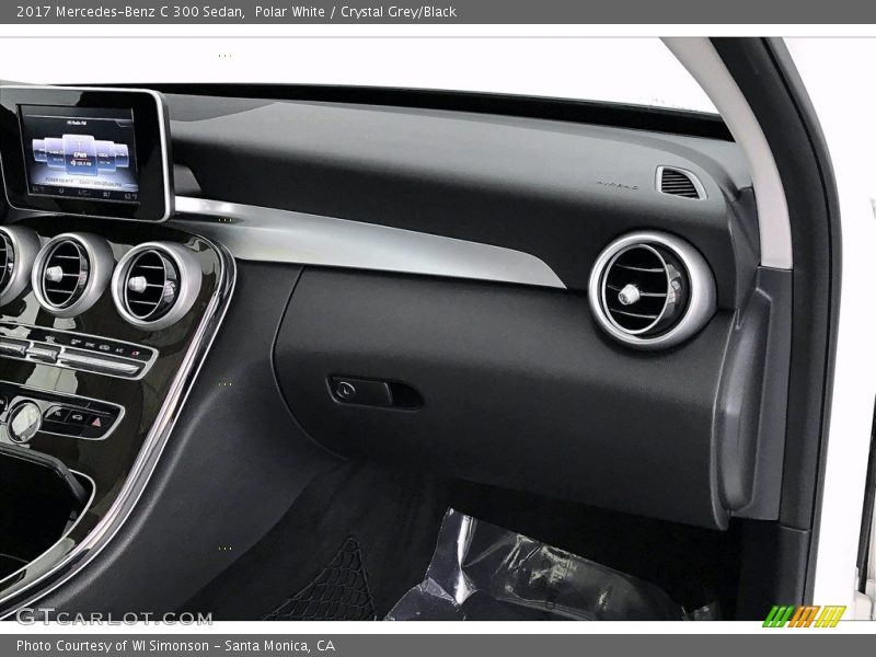 Polar White / Crystal Grey/Black 2017 Mercedes-Benz C 300 Sedan