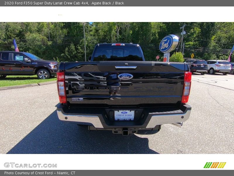 Agate Black / Black 2020 Ford F350 Super Duty Lariat Crew Cab 4x4