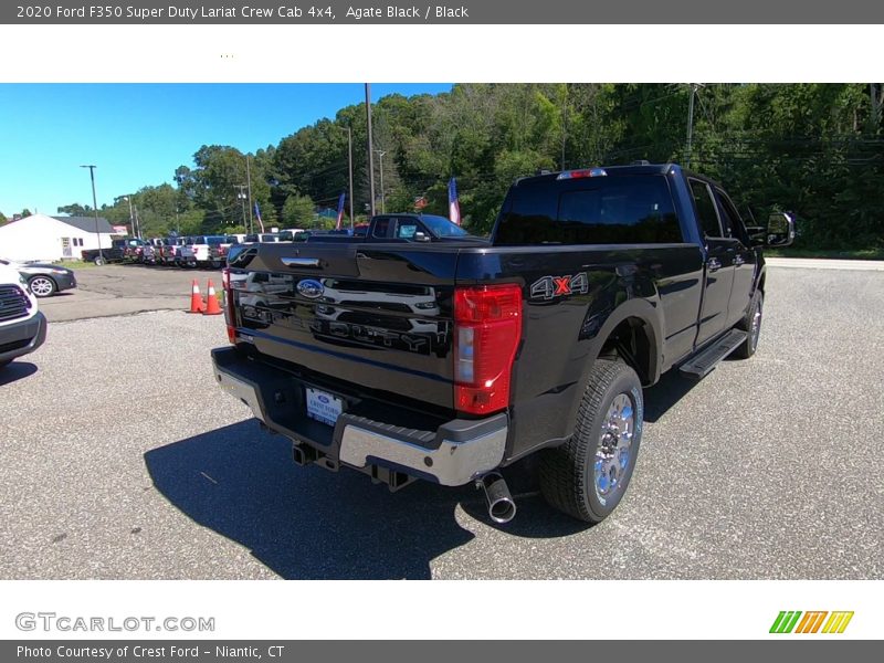Agate Black / Black 2020 Ford F350 Super Duty Lariat Crew Cab 4x4