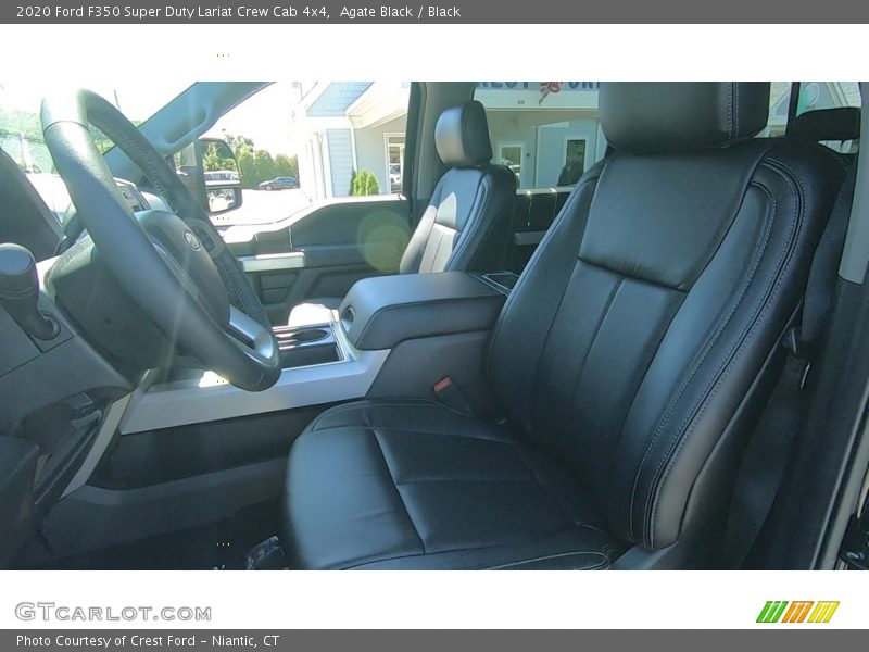 Agate Black / Black 2020 Ford F350 Super Duty Lariat Crew Cab 4x4