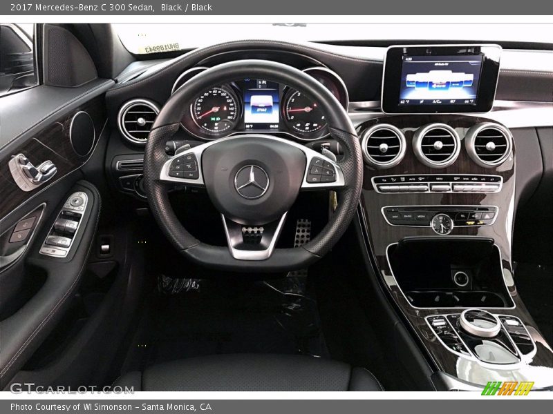 Black / Black 2017 Mercedes-Benz C 300 Sedan