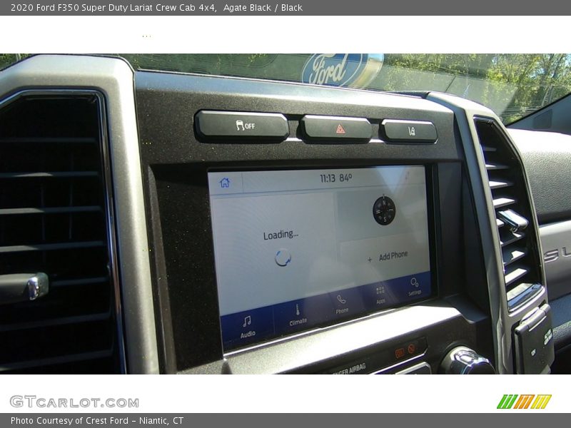 Agate Black / Black 2020 Ford F350 Super Duty Lariat Crew Cab 4x4