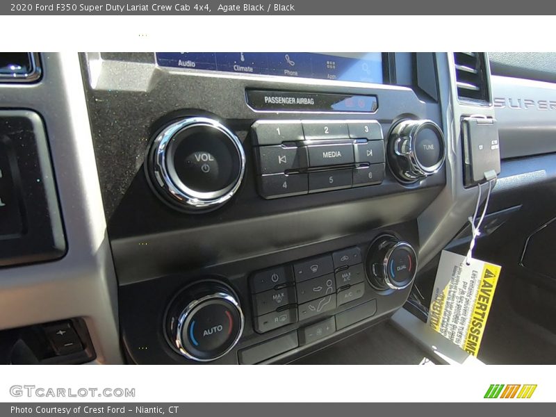Agate Black / Black 2020 Ford F350 Super Duty Lariat Crew Cab 4x4