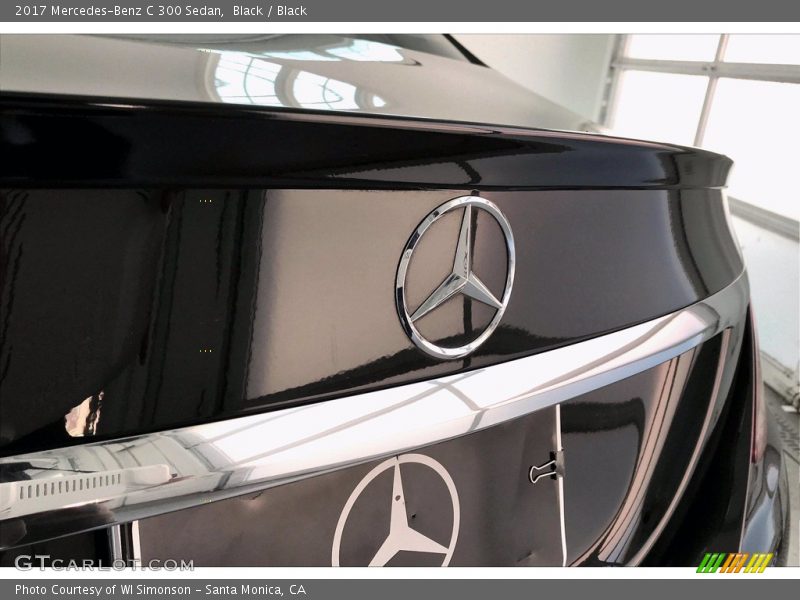 Black / Black 2017 Mercedes-Benz C 300 Sedan
