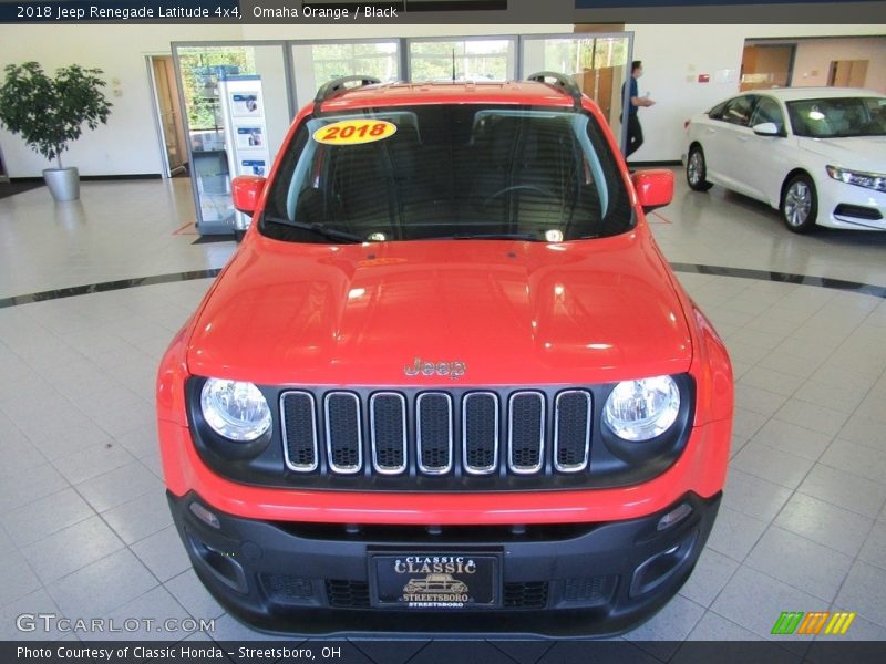 Omaha Orange / Black 2018 Jeep Renegade Latitude 4x4