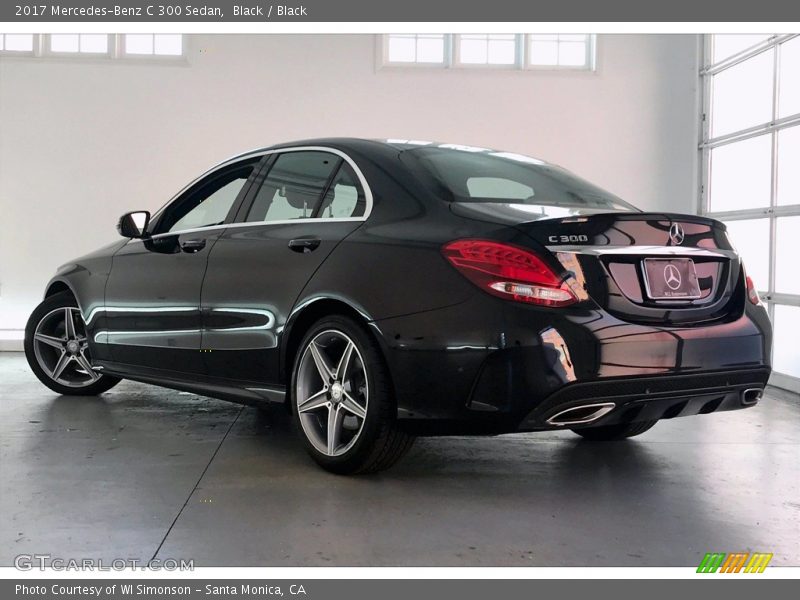 Black / Black 2017 Mercedes-Benz C 300 Sedan