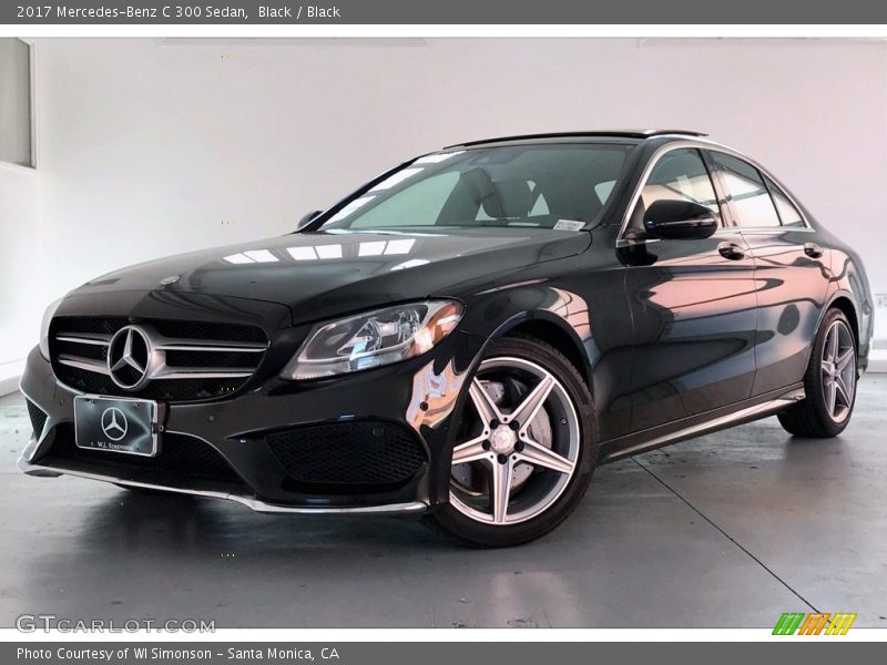 Black / Black 2017 Mercedes-Benz C 300 Sedan