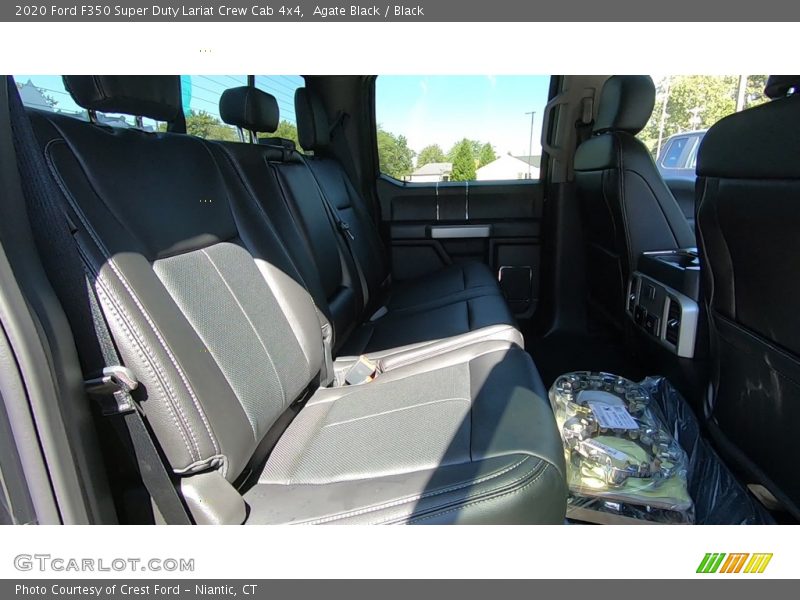 Agate Black / Black 2020 Ford F350 Super Duty Lariat Crew Cab 4x4