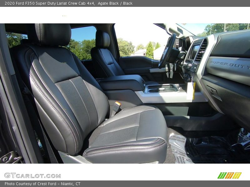 Agate Black / Black 2020 Ford F350 Super Duty Lariat Crew Cab 4x4