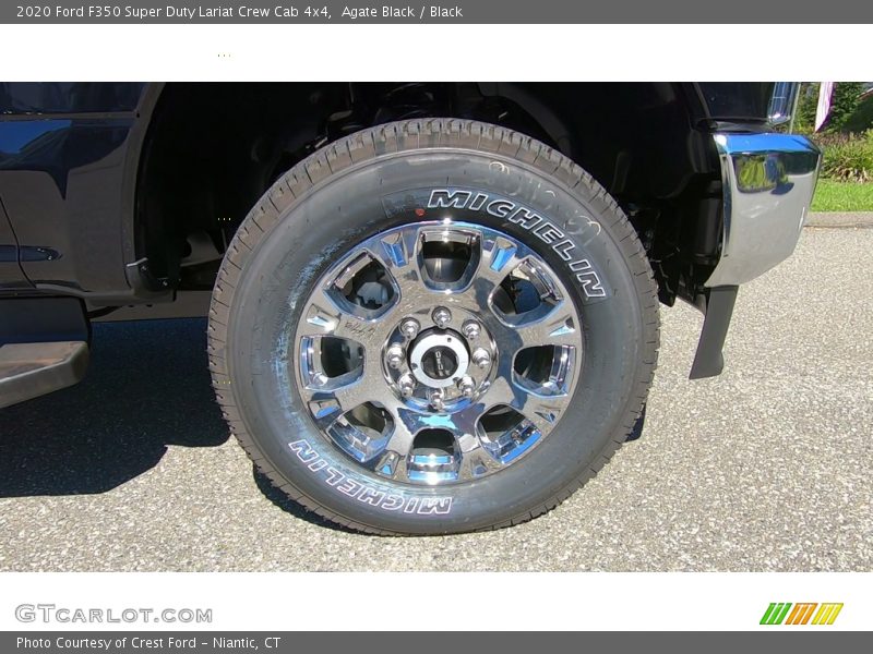 Agate Black / Black 2020 Ford F350 Super Duty Lariat Crew Cab 4x4