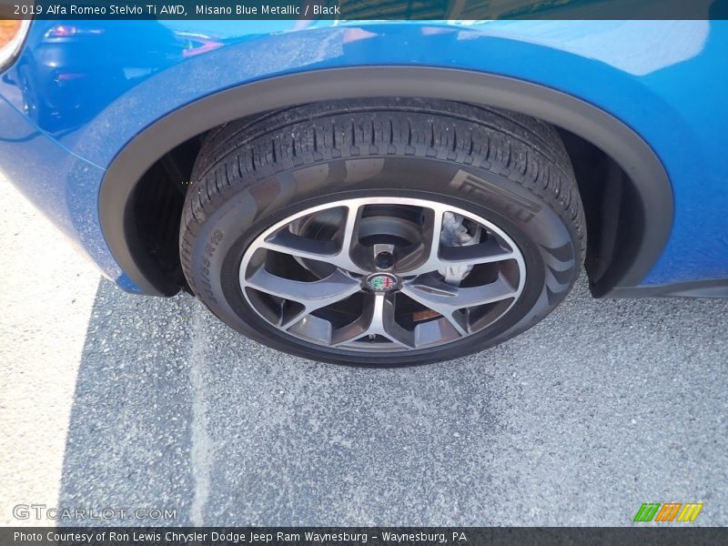 Misano Blue Metallic / Black 2019 Alfa Romeo Stelvio Ti AWD