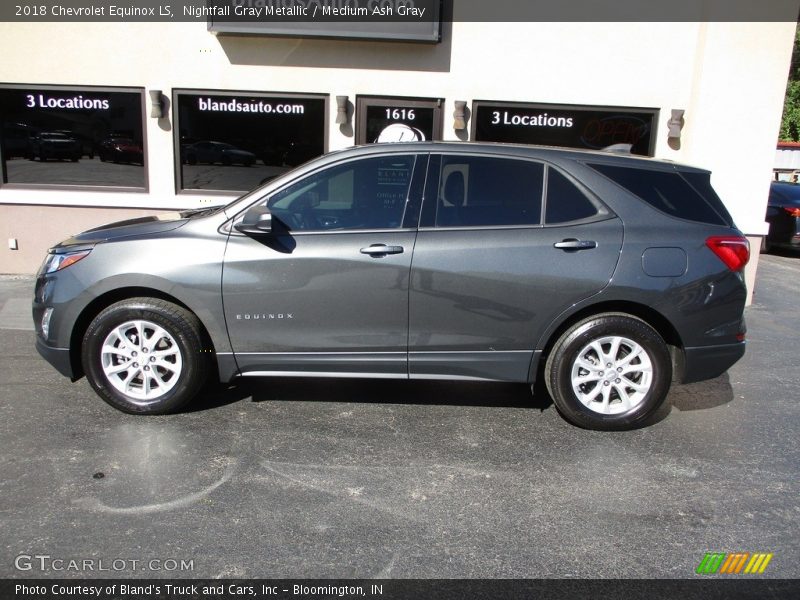 Nightfall Gray Metallic / Medium Ash Gray 2018 Chevrolet Equinox LS