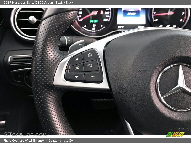 Black / Black 2017 Mercedes-Benz C 300 Sedan
