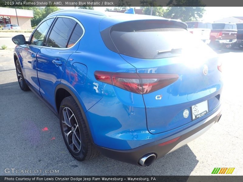 Misano Blue Metallic / Black 2019 Alfa Romeo Stelvio Ti AWD