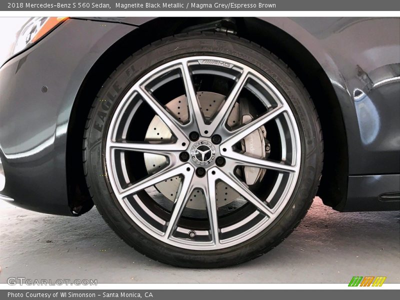 Magnetite Black Metallic / Magma Grey/Espresso Brown 2018 Mercedes-Benz S 560 Sedan