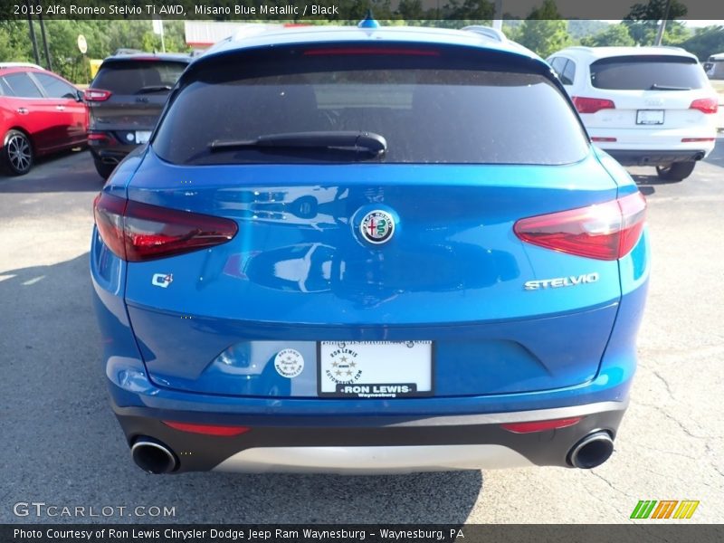 Misano Blue Metallic / Black 2019 Alfa Romeo Stelvio Ti AWD