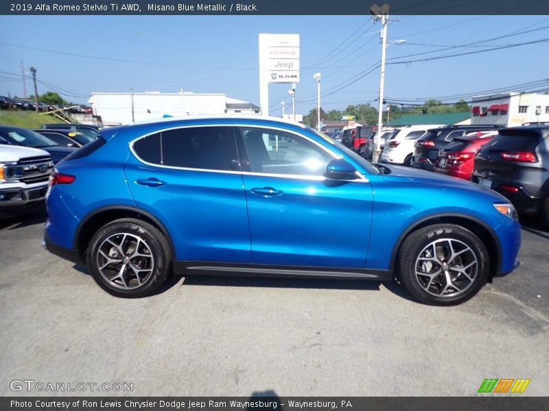 Misano Blue Metallic / Black 2019 Alfa Romeo Stelvio Ti AWD