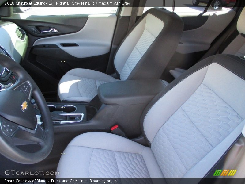 Nightfall Gray Metallic / Medium Ash Gray 2018 Chevrolet Equinox LS