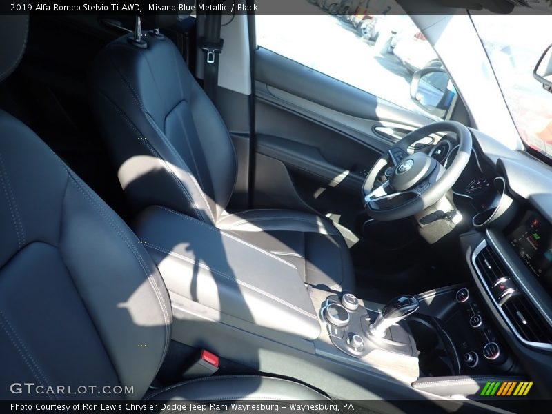 Misano Blue Metallic / Black 2019 Alfa Romeo Stelvio Ti AWD