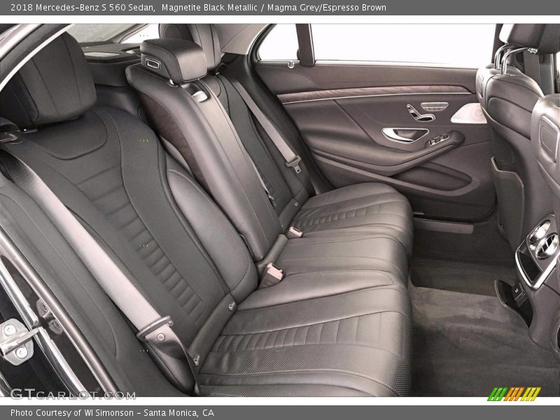 Magnetite Black Metallic / Magma Grey/Espresso Brown 2018 Mercedes-Benz S 560 Sedan