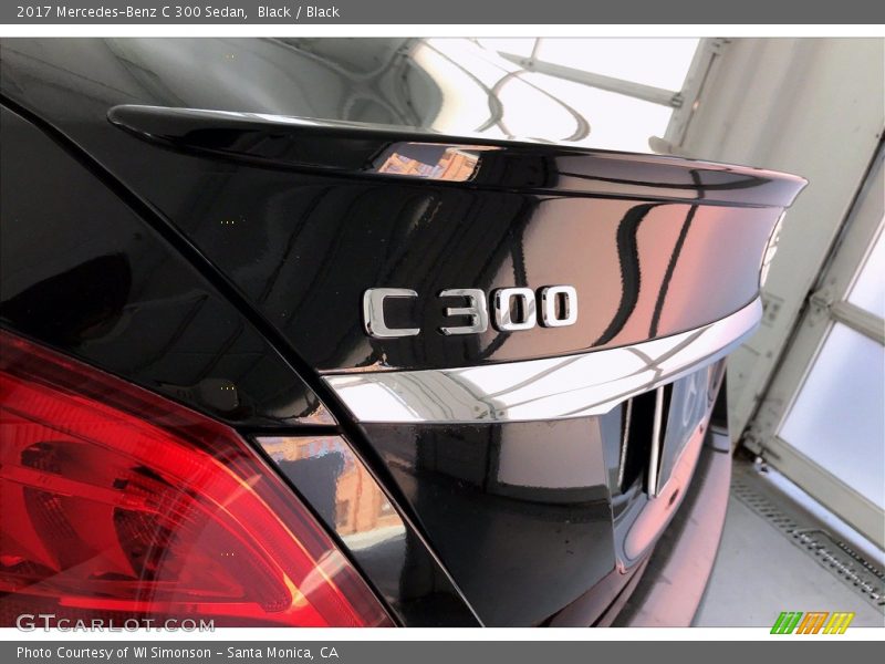 Black / Black 2017 Mercedes-Benz C 300 Sedan