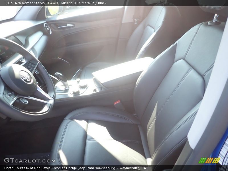 Misano Blue Metallic / Black 2019 Alfa Romeo Stelvio Ti AWD