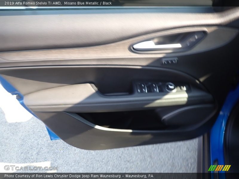 Misano Blue Metallic / Black 2019 Alfa Romeo Stelvio Ti AWD