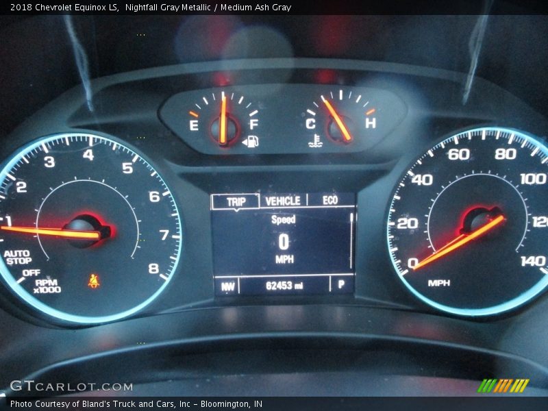 Nightfall Gray Metallic / Medium Ash Gray 2018 Chevrolet Equinox LS
