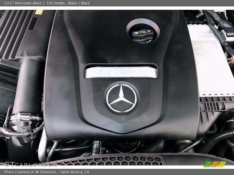 Black / Black 2017 Mercedes-Benz C 300 Sedan