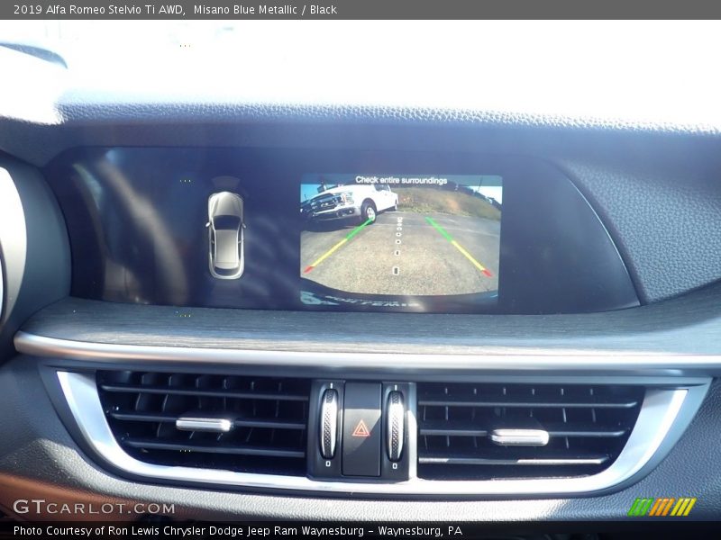 Misano Blue Metallic / Black 2019 Alfa Romeo Stelvio Ti AWD