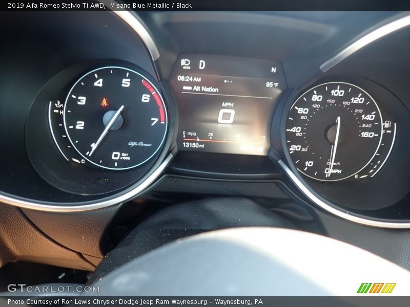 Misano Blue Metallic / Black 2019 Alfa Romeo Stelvio Ti AWD