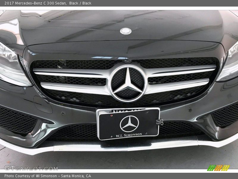 Black / Black 2017 Mercedes-Benz C 300 Sedan