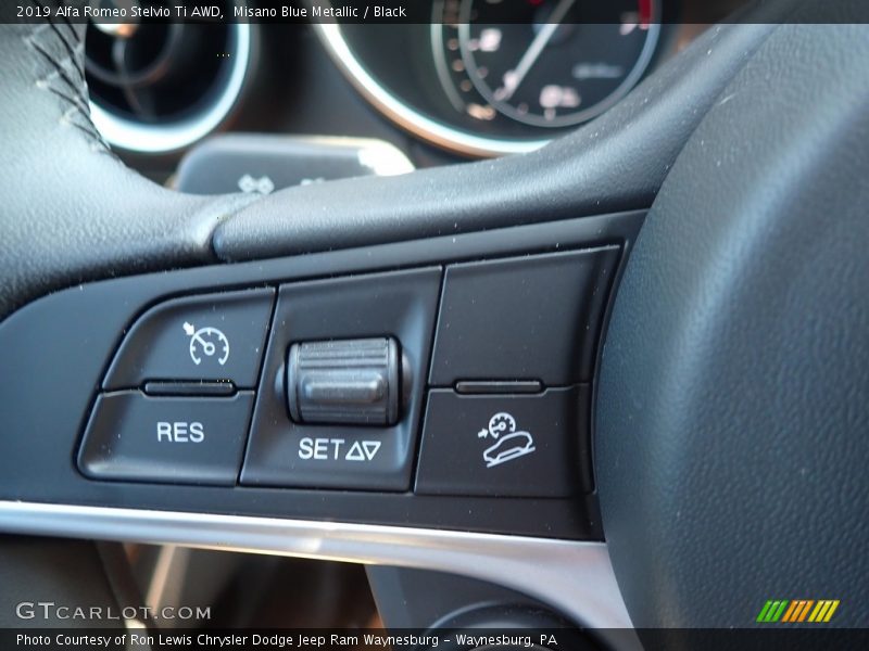 Misano Blue Metallic / Black 2019 Alfa Romeo Stelvio Ti AWD