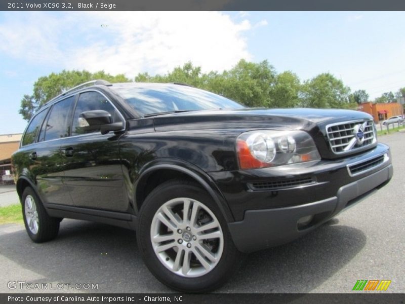 Black / Beige 2011 Volvo XC90 3.2