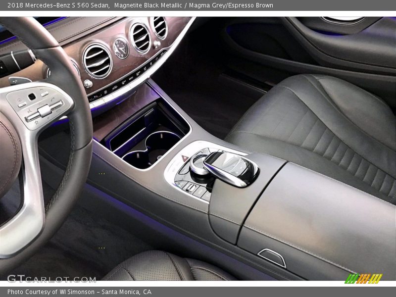 Magnetite Black Metallic / Magma Grey/Espresso Brown 2018 Mercedes-Benz S 560 Sedan