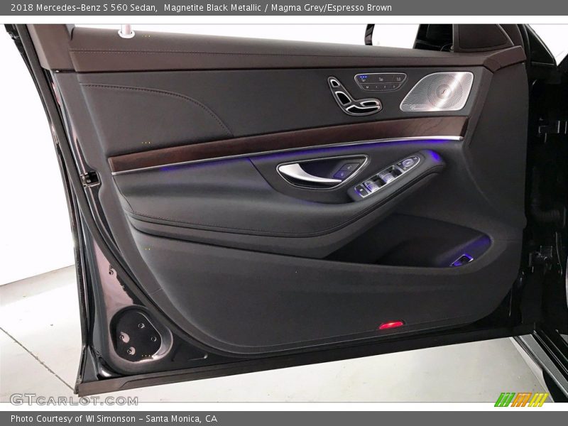Magnetite Black Metallic / Magma Grey/Espresso Brown 2018 Mercedes-Benz S 560 Sedan