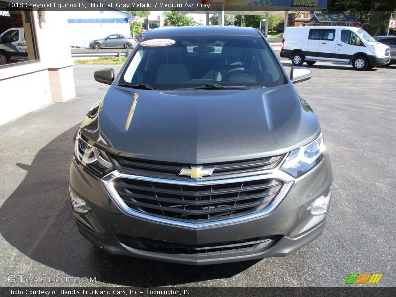Nightfall Gray Metallic / Medium Ash Gray 2018 Chevrolet Equinox LS
