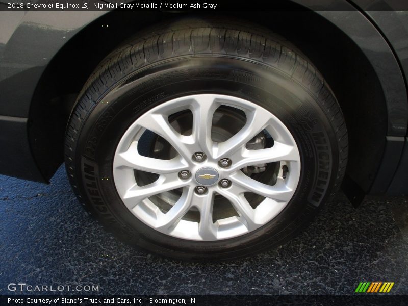 Nightfall Gray Metallic / Medium Ash Gray 2018 Chevrolet Equinox LS