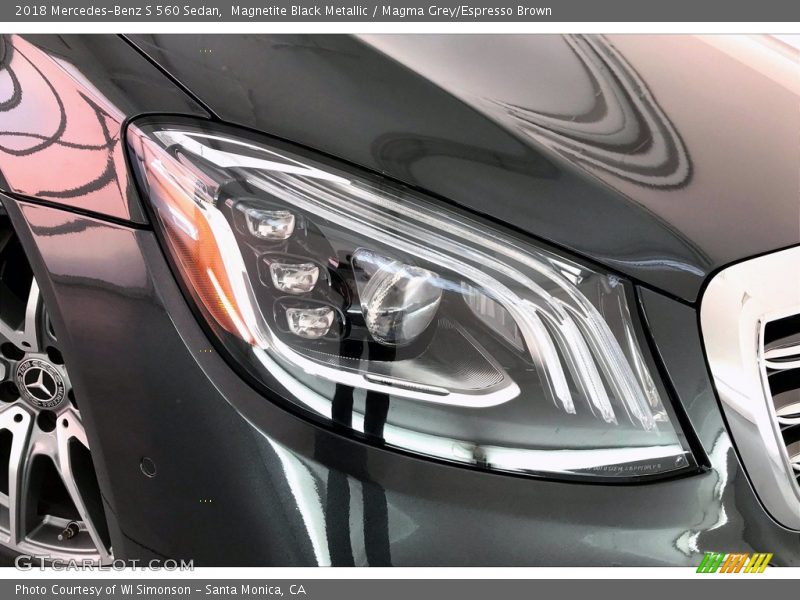 Magnetite Black Metallic / Magma Grey/Espresso Brown 2018 Mercedes-Benz S 560 Sedan