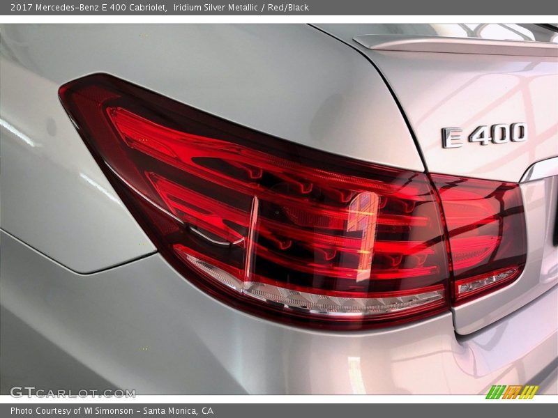 Iridium Silver Metallic / Red/Black 2017 Mercedes-Benz E 400 Cabriolet