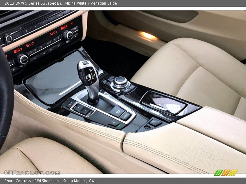 Alpine White / Venetian Beige 2013 BMW 5 Series 535i Sedan