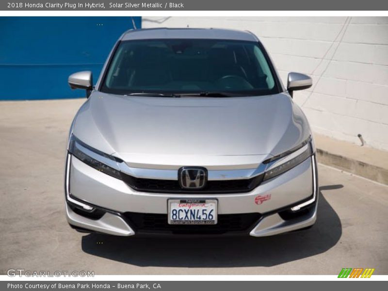 Solar Silver Metallic / Black 2018 Honda Clarity Plug In Hybrid