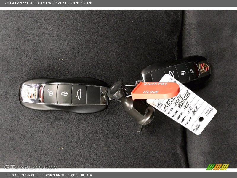 Black / Black 2019 Porsche 911 Carrera T Coupe