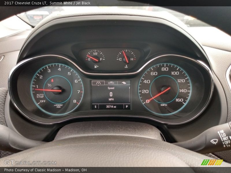 Summit White / Jet Black 2017 Chevrolet Cruze LT
